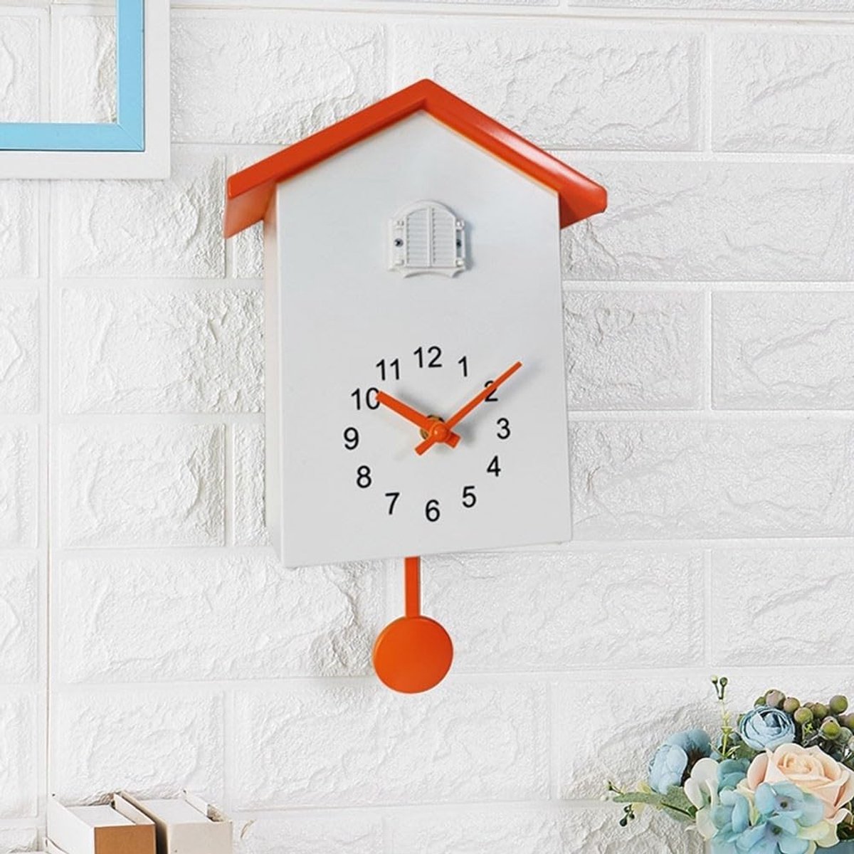 Omgoods - Vintage Koekoeksklok met Pendulum - Wanddecoratie voor Woonkamer en Kantoor