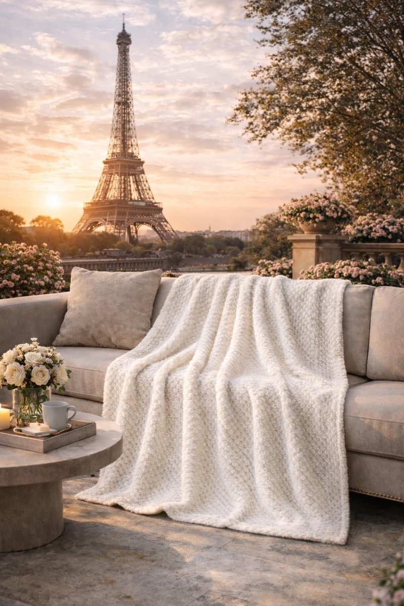 Omgoods - Zachte Plaid Dekentje 150x200 cm voor Sofa en Bed