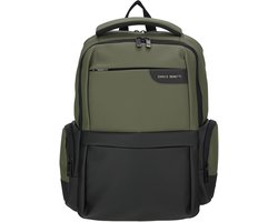Enrico-Benetti Newport - Sac à dos - Femmes & Hommes - Compartiment pour ordinateur portable 17 pouces - Vert olive