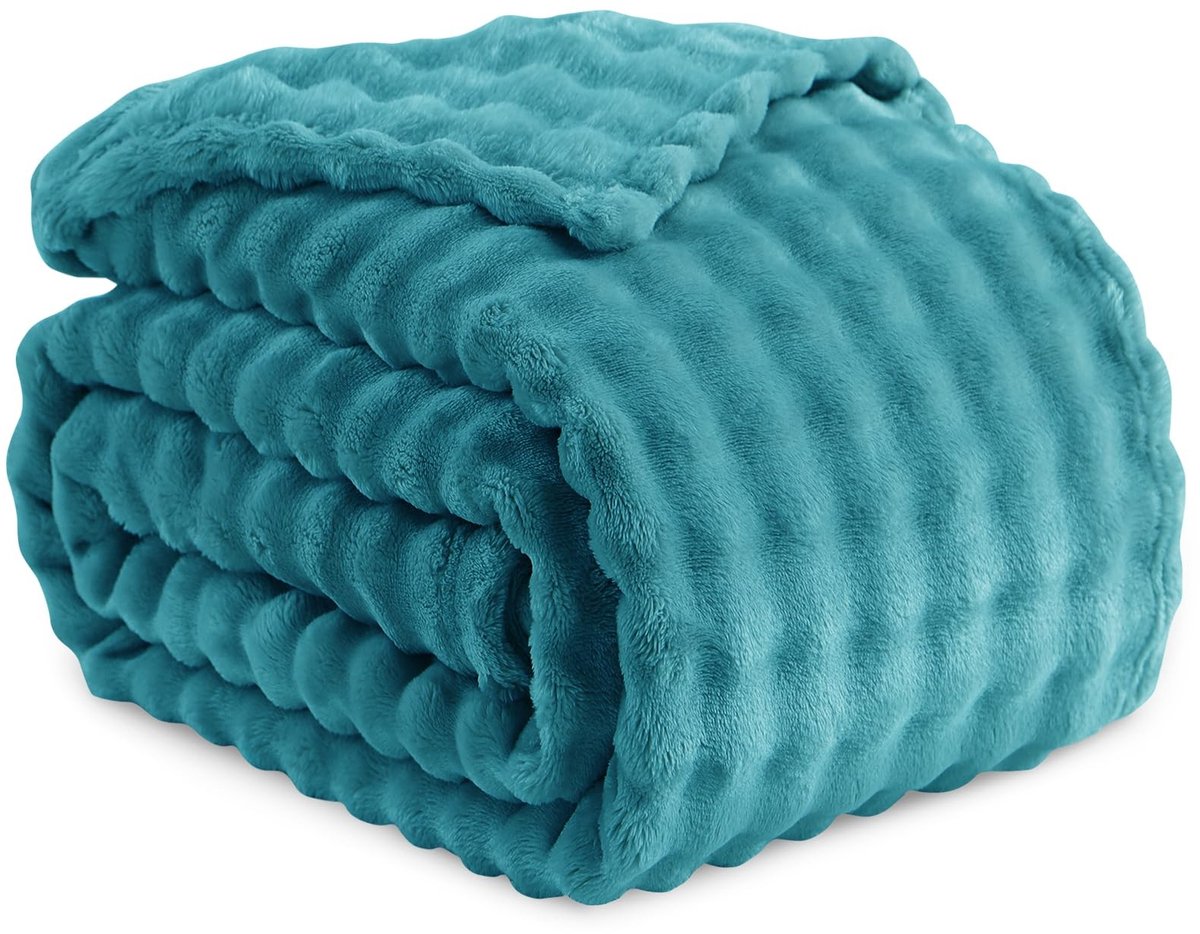 Omgoods - Plaid 150 x 200 cm - Ultra-zacht Watergroen Dekentje