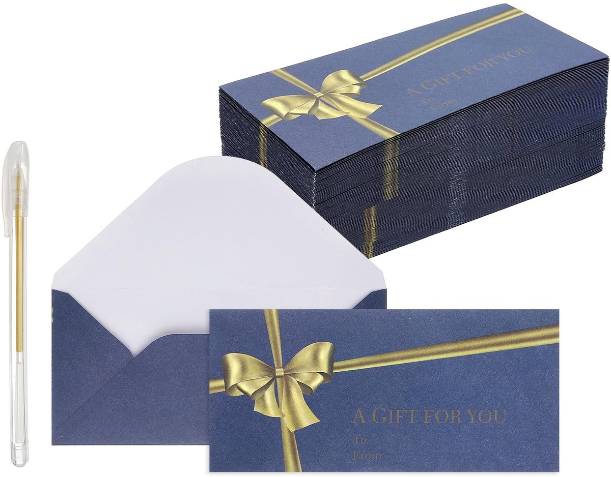 Omgoods - Mini-Enveloppen Set van 100 - 7 x 3 cm V-klep voor Uitnodigingen en Cadeaus