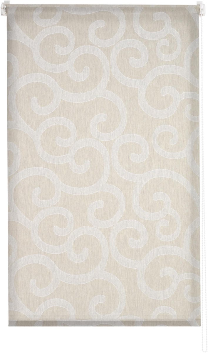 Omgoods - Estoralis Ornella Rolgordijn - Moderne Transparante Gordijn Beige 110 x 255 cm