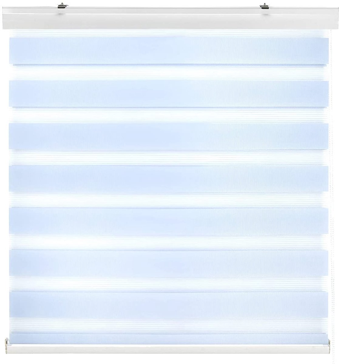 Omgoods - Estoralis Sansa Rolgordijn voor Dag en Nacht - Modern Ontwerp, Lichtblauw, 145 x 180 cm