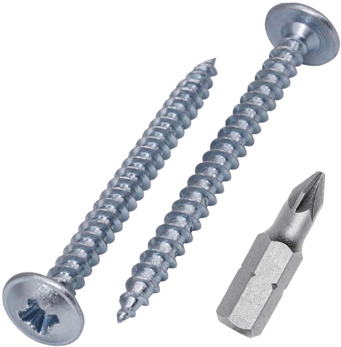 Omgoods - Set van 150 Galvaniseerde Stalen 3.5 x 40mm Houtschroeven