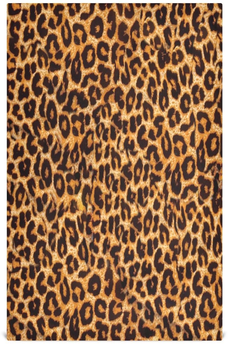 Omgoods - Set van 4 Herbruikbare Leopard Print Keukenhanddoeken - 71 x 45,7 cm