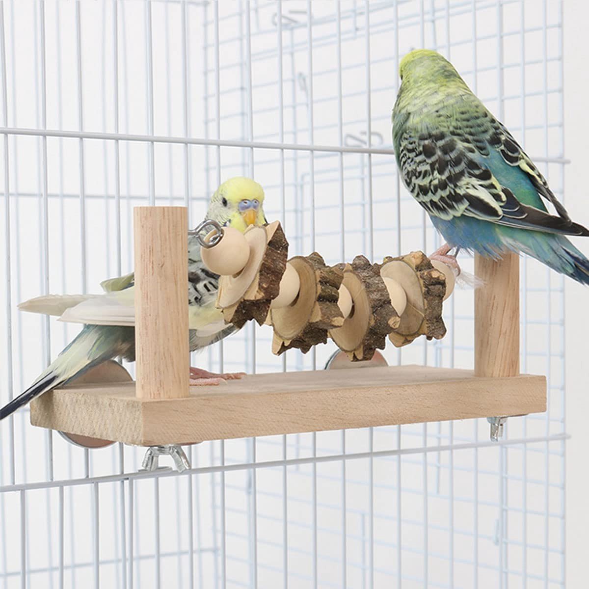 Omgoods - Houten Vogel Platform Stand voor Speelplezier
