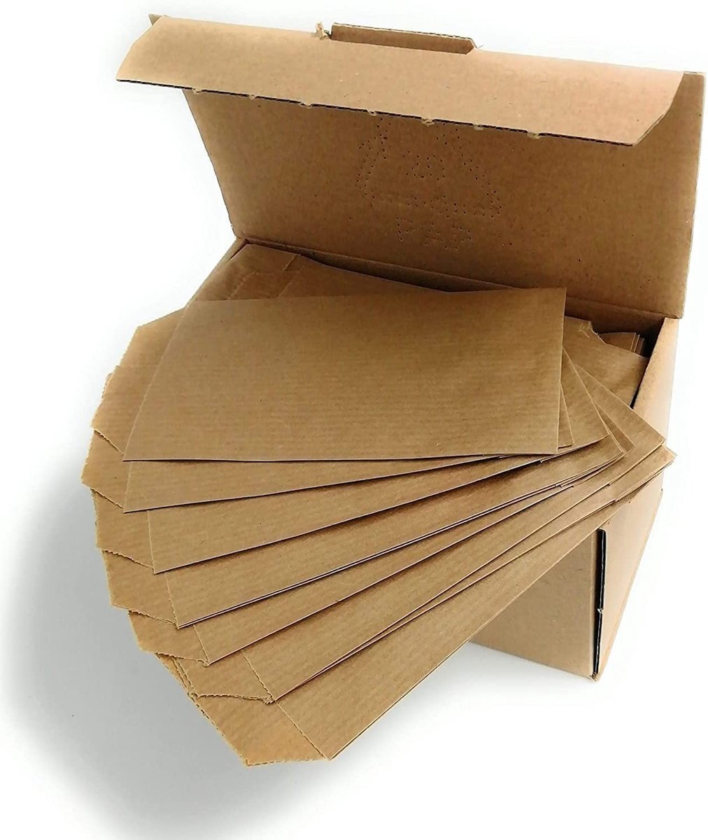 Omgoods - 250 Kraftzakjes 12 x 8 cm voor Kruiden en Accessoires