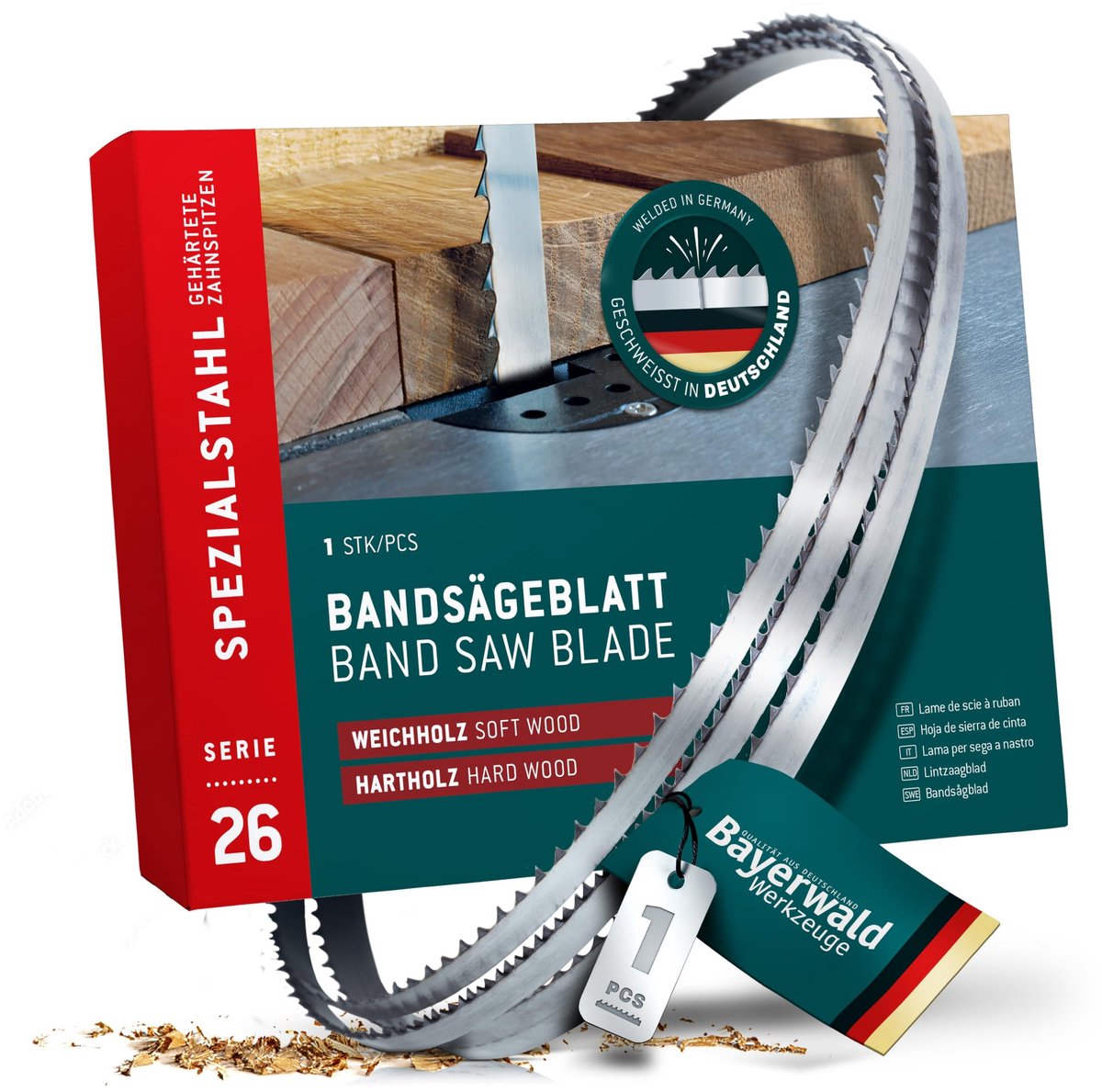 Omgoods - Bandsaw Blade van Speciale Staal voor Houtbewerking - 2240 x 6 x 0.5 mm