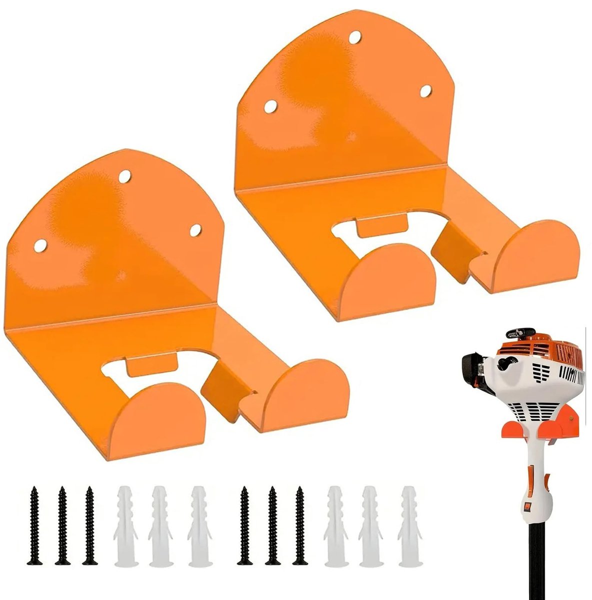 Omgoods - Grastrimmer Hanger met Schroeven voor Tuingereedschap en Garage
