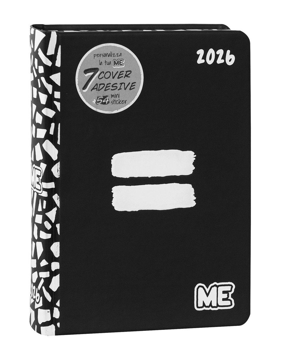 Omgoods - ME Daily Calendar 16 Months Medium 2025-2026 - Soft Cover, Zwart