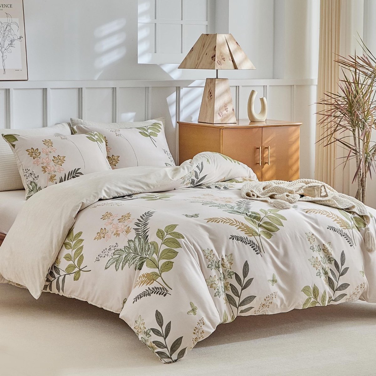Omgoods - Duvet Cover Set 220x240 cm met 2 Kussenslopen in Beige