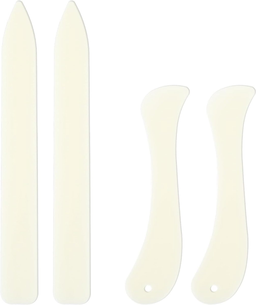 4 stuks vouwpoten voor papier, vouwpoten, origami gereedschap, vouwmes, briefopener voor papierhandwerk, kaarten maken, lederverwerking