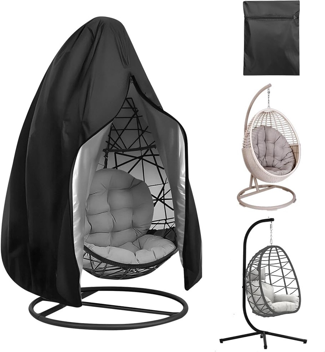 Omgoods - Beschermhoes voor Hangstoel 190 x 115 cm Waterdicht