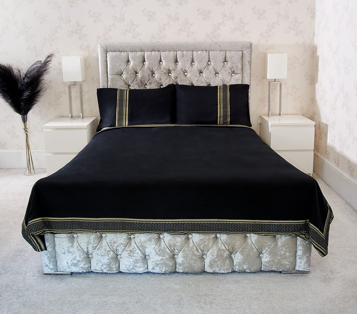 Omgoods - Koningsmaat Dekbedovertrekset van 100% Polyester met Knopen