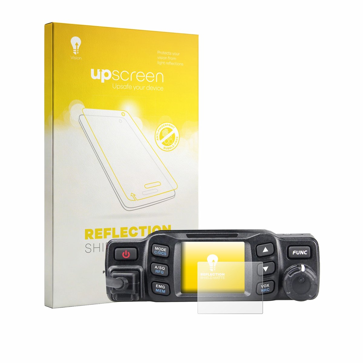 upscreen - Screenprotector voor Albrecht AE 5900 Mini - Folie Beschermfolie anti glare matte