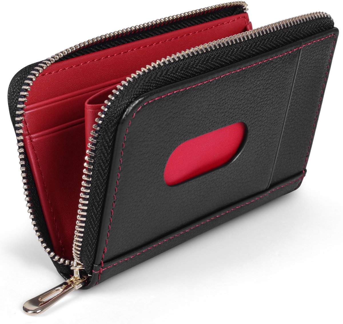Omgoods - Creditcard-etui van Echt Leer - RFID Blokkering en Compact Ontwerp