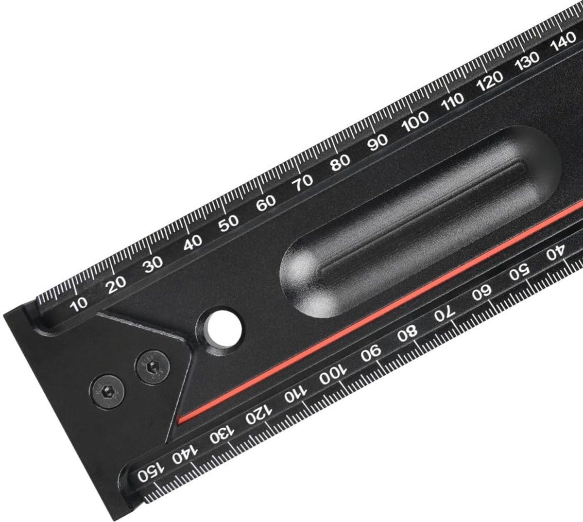 Omgoods - Aluminium Liniaal 30 cm - Sterk en veelzijdig voor DIY-projecten