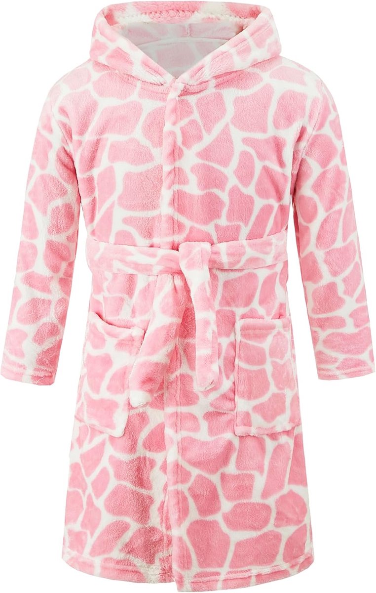 baby met capuchon badjas kinderen flanel pyjama ochtendjas voor jongens meisjes nachtkleding