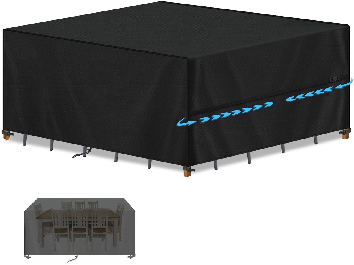 Omgoods - Waterdichte Tuinmeubelhoes 250 x 200 x 80 cm