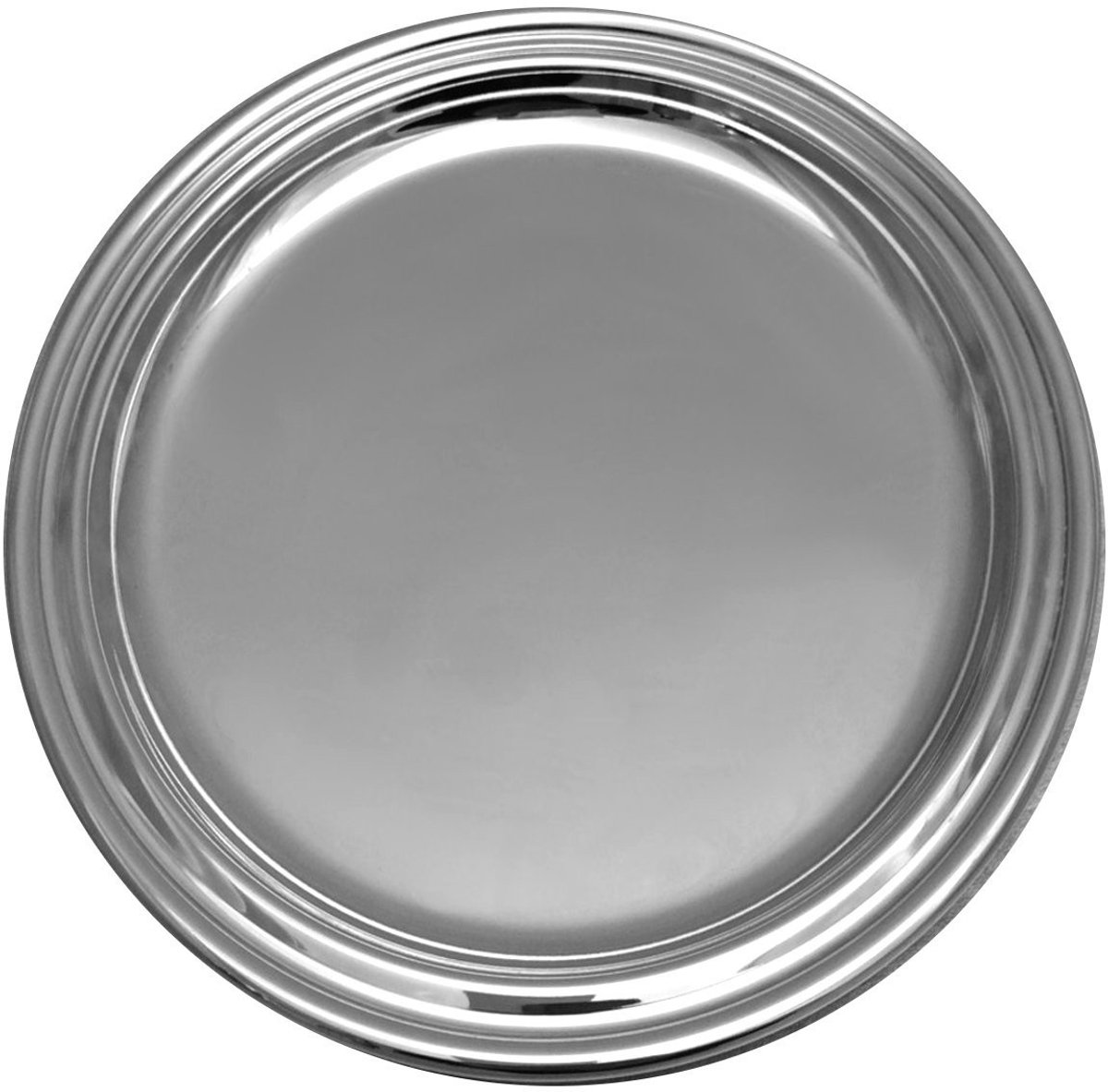 Omgoods - Flessen Coaster 14 cm - Zilverplaat voor Tafelbescherming