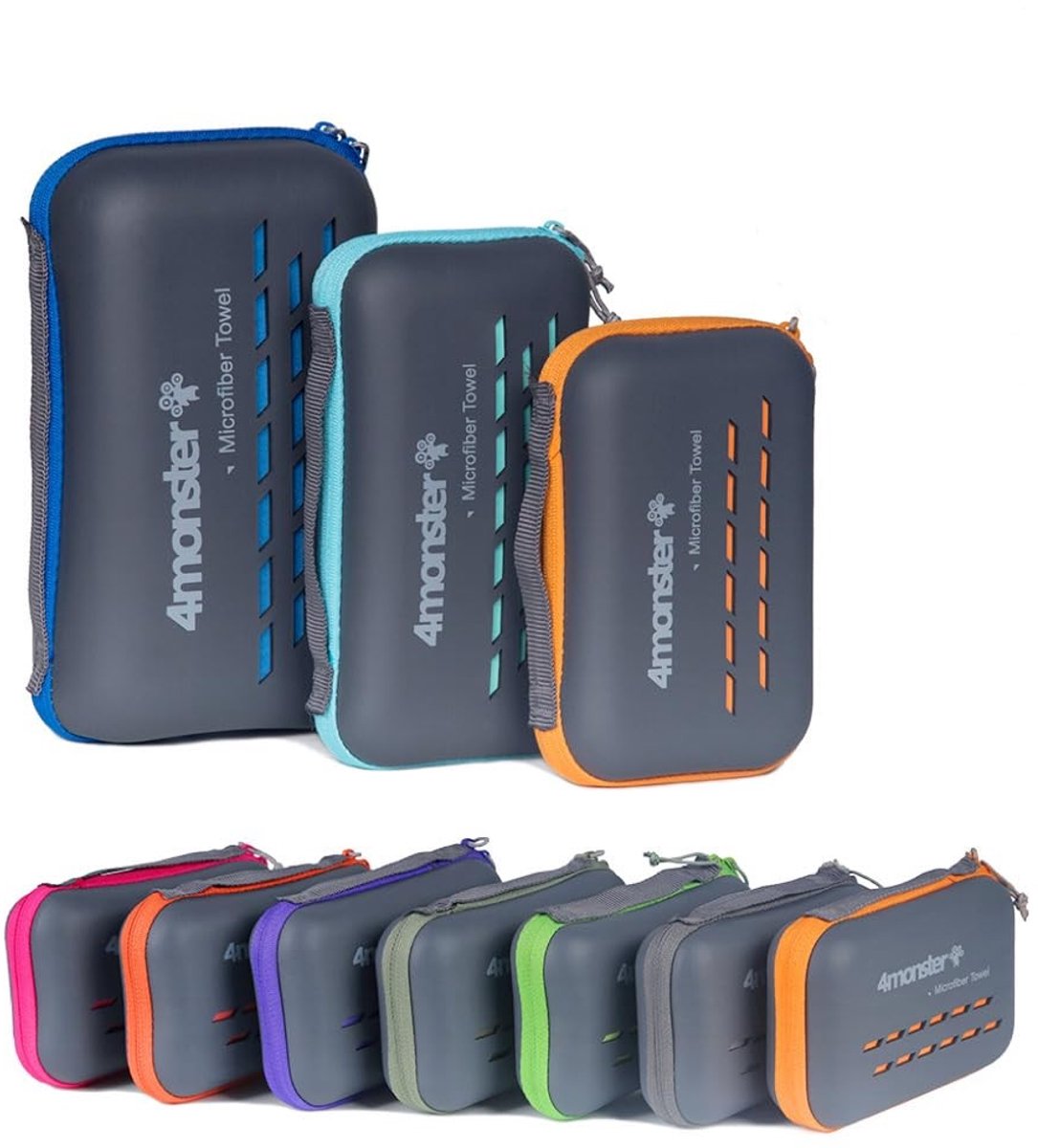 Omgoods - 4Monster Camping Handdoeken - Super Absorberend en Sneldrogend Microfiber Reishanddoek