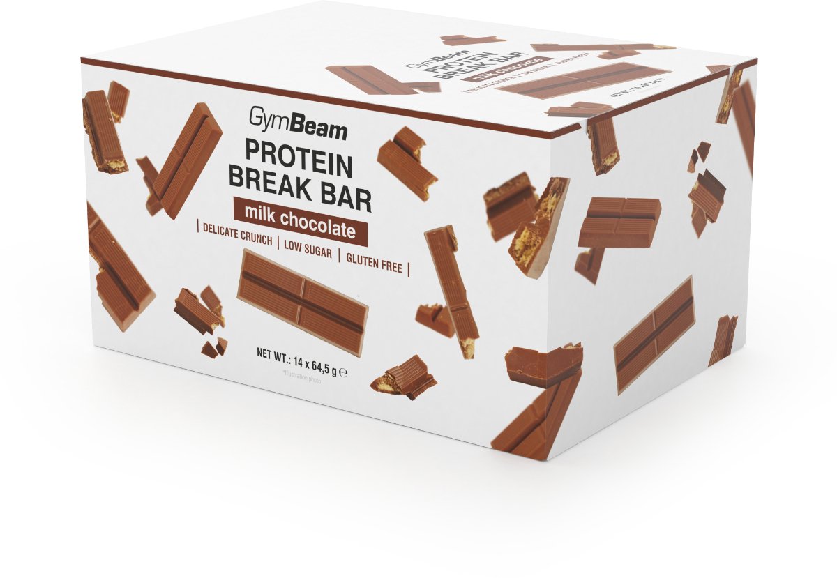 GymBeam Eiwitreep 3pak 14 x 64,5 g