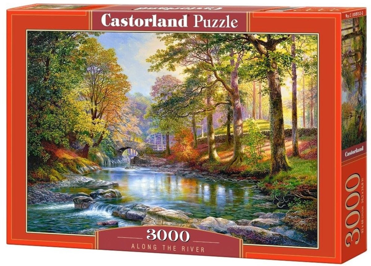 Omgoods - Puzzel 3000 Stukken: Langs de Rivier