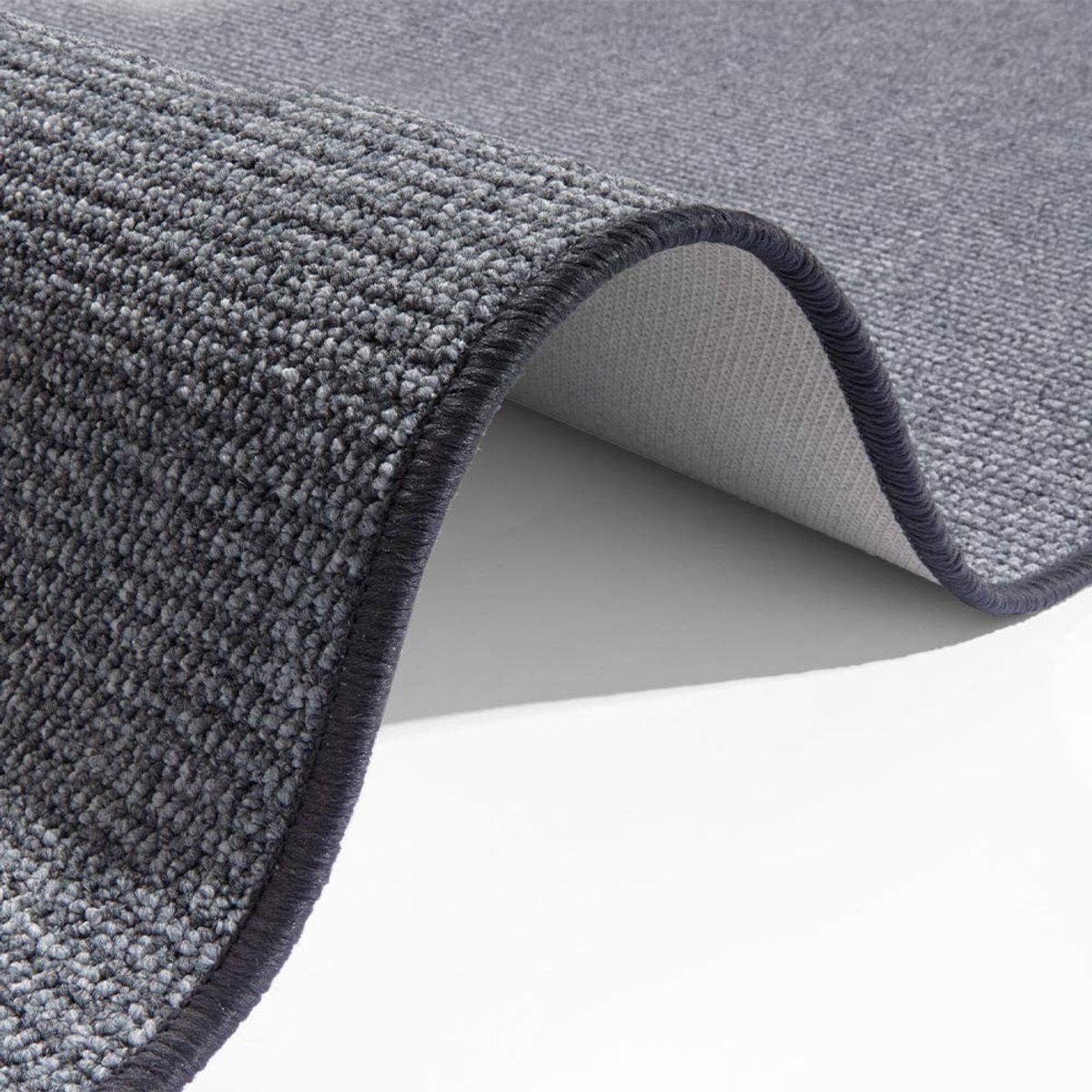 Omgoods - Boucle Runner 80 x 200 cm - Antislip Keuken Loper voor Hal en Woonkamer - Grijs