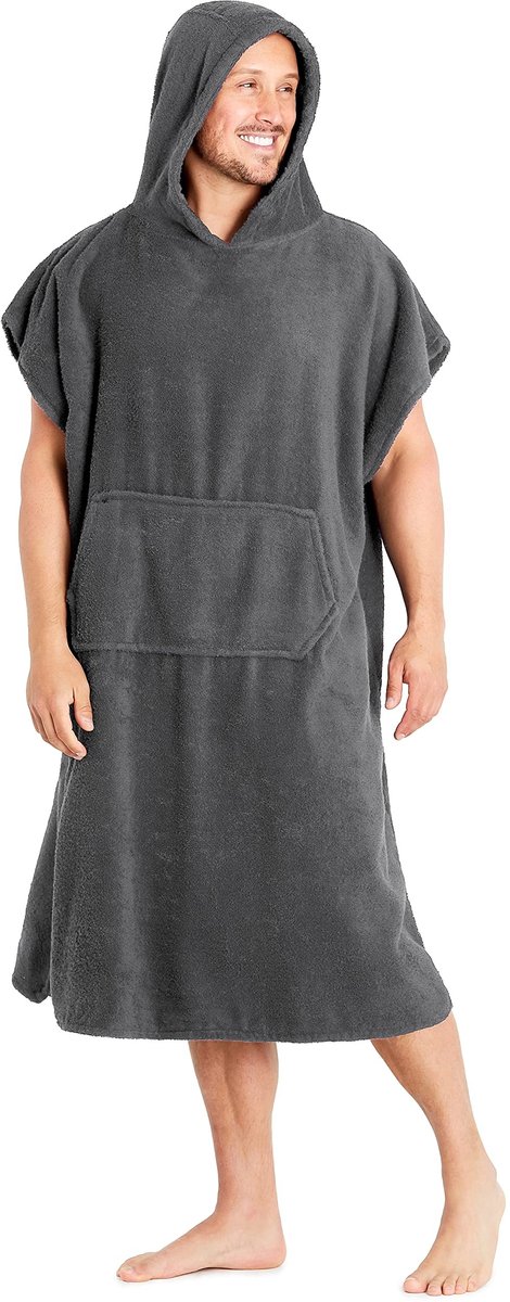 Omgoods - Unisex Bad Poncho met Capuchon voor Bad en Strand
