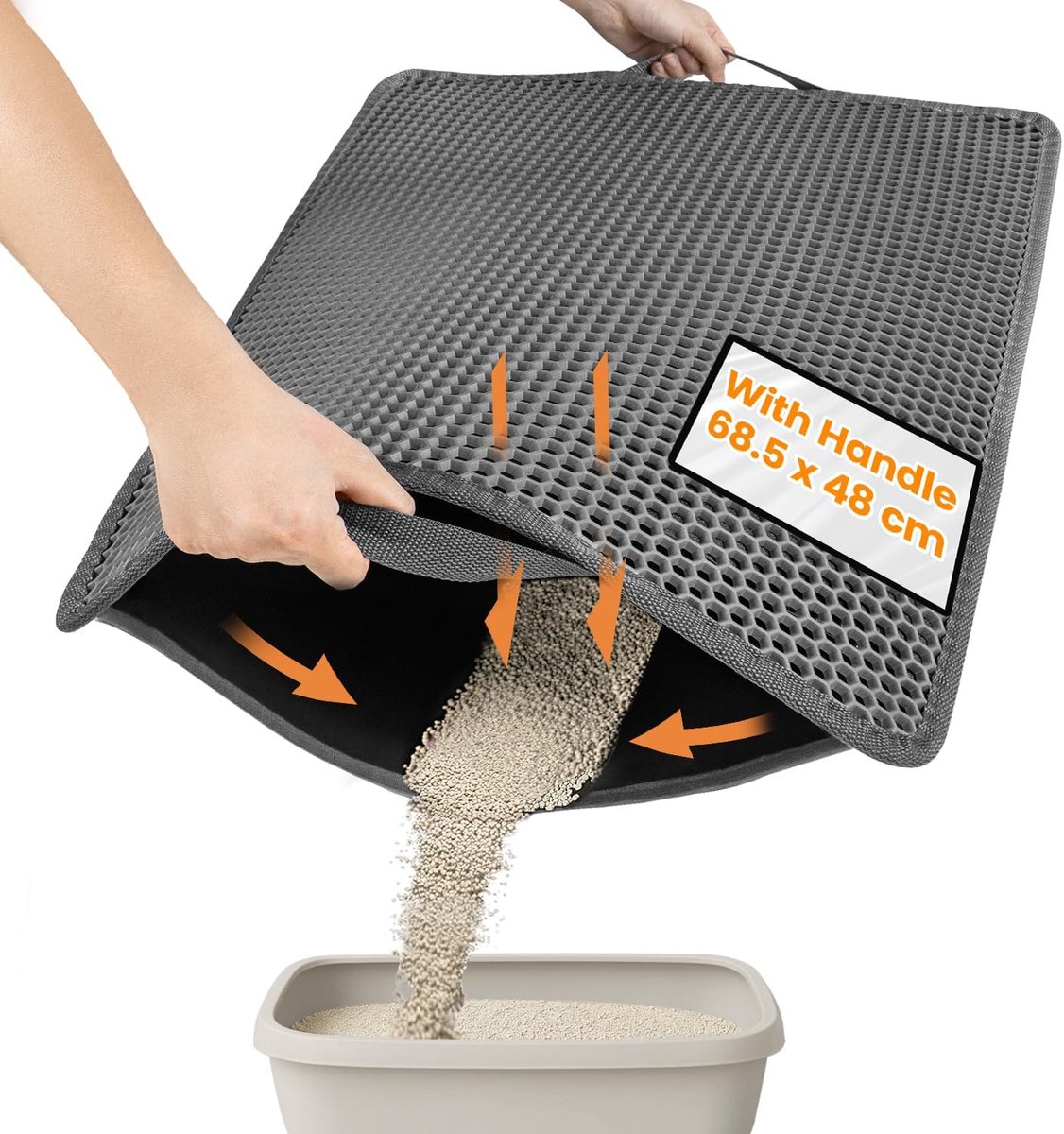 Kattenbakvulling Mat Grijs