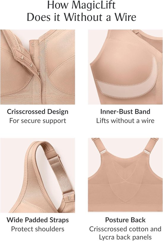 Magiclift Posture Back Bra Wirefree 265 dames Volledig bedekkende — afbeelding 3