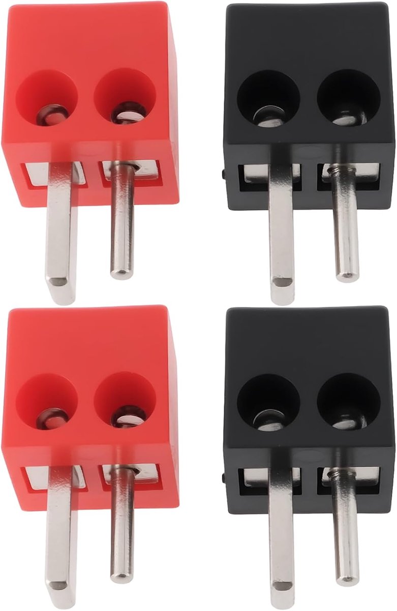 Luidsprekerplug connectoren - 4 stuks - vintage auto radio - geschikt voor Blaupunkt en Ford - SnelShoppen