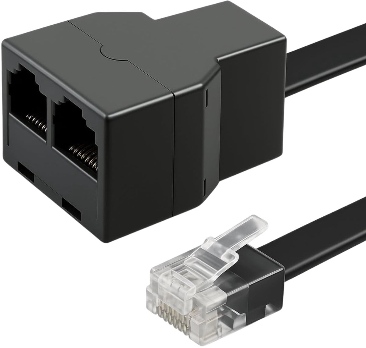 SnelShoppen - Twenty4seven Passieve P1 Splitter - 6 Poorten voor ThuisWizard & P1 Meter - RJ11(v) & 2x RJ11(v) - Wifi Verbruiksmeter Dongle - Oplaadst