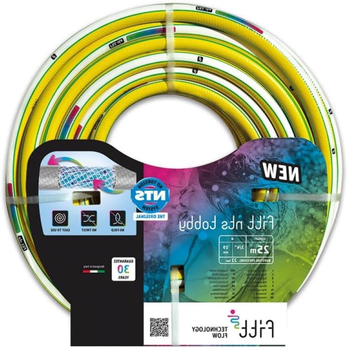 Tuinslang - Waterslang Slang - Tuin Besproeien - Anti-kink - 25 meter - Geel