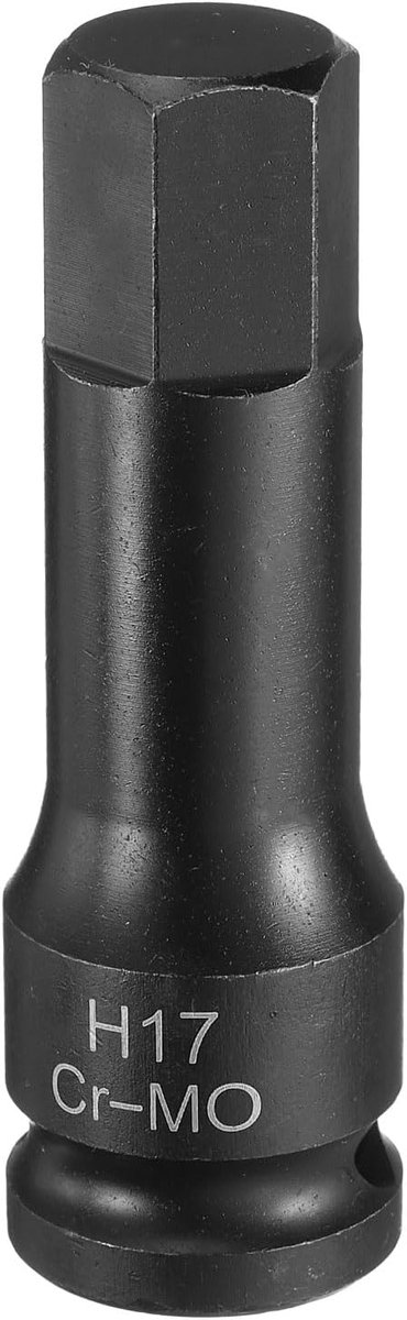 17 mm H17 1/2 inch zeskantige bit-bit van CR-MO-staal, fosfaat
