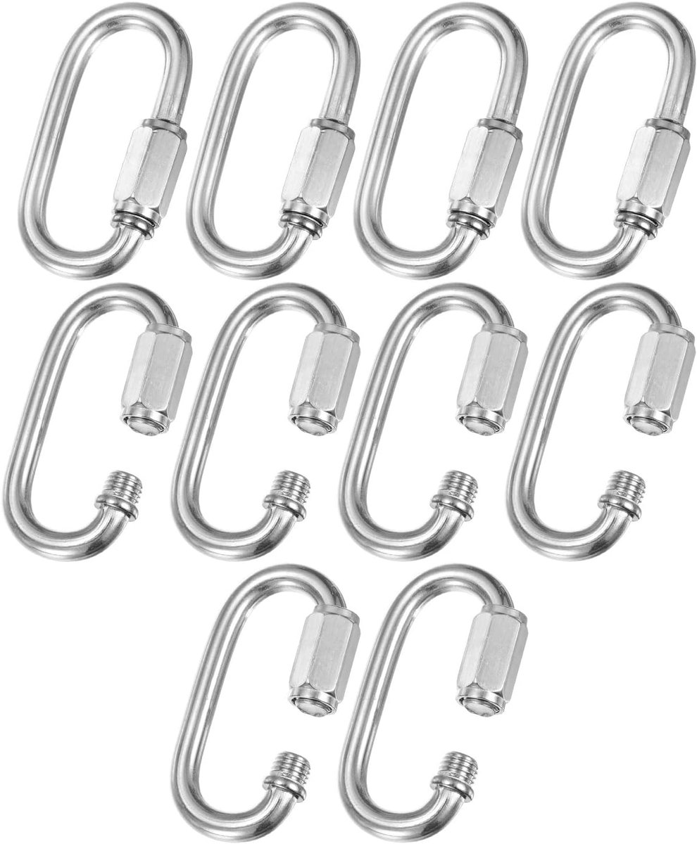 Meterxity Chain Link Connector, 304 roestvrijstalen D-vormige