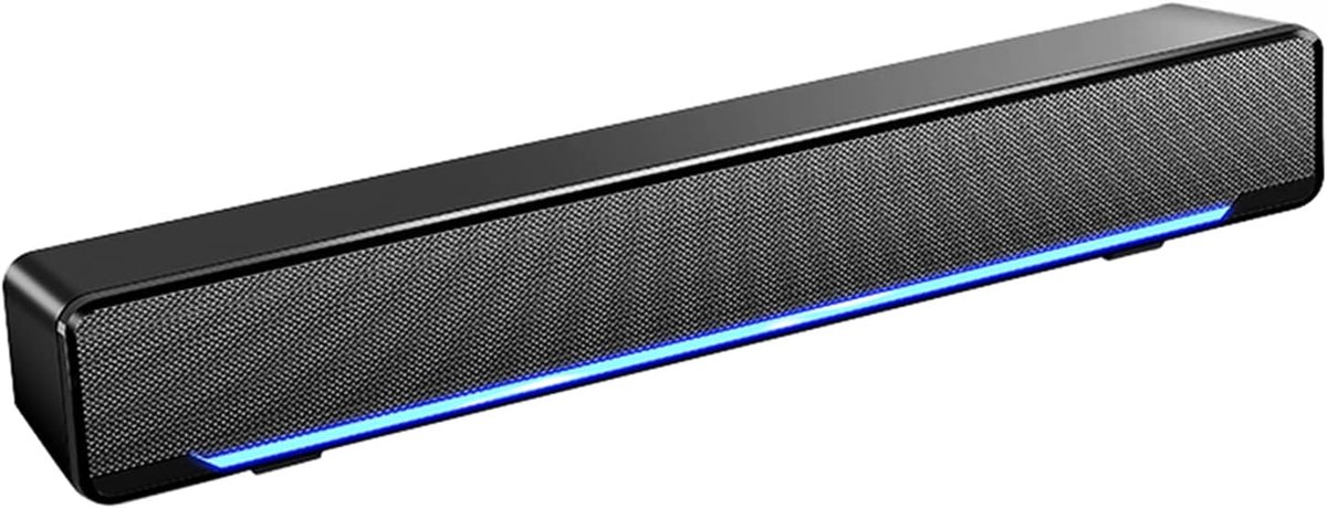 mini-luidspreker, stereo subwoofer, bassurround sound box bekabeld, muziekspeler, met USB / 3,5 mm audio-input, voor pc, laptop, smartphone, tablet, MP3, MP4