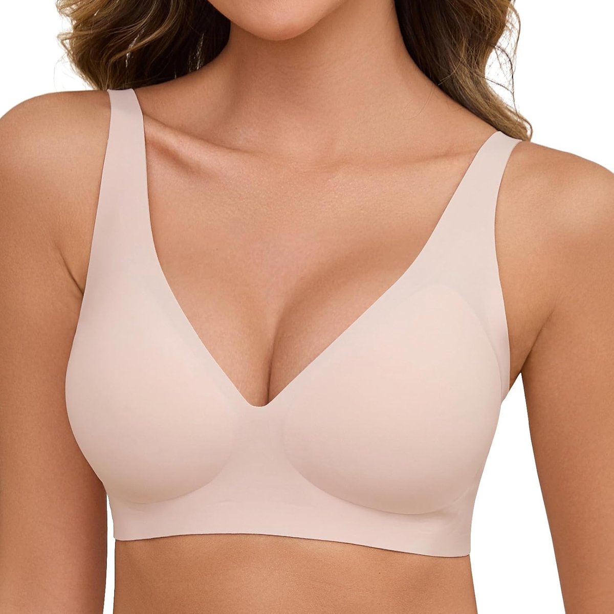 Bras Wireless Bras Zero Feel Bralettes Naadloze Bh Deep V Push Up