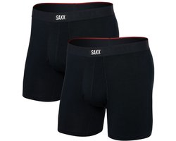 SAXX Boxershorts Vibe Xtra Soft Comfort - 2-pack - Zwart-L