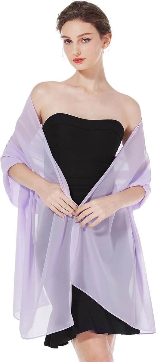 Chiffon Sjaal En Wraps Lichtgewicht Sjaals Gestolen Zijde Gevoel