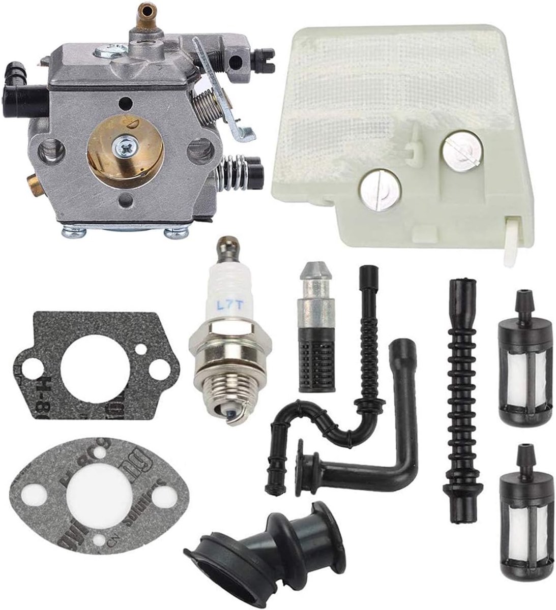 Carburateur met luchtfilter vervanging voor Stihl 024 026 MS240 MS260 024AV 024S Vervanging voor Walbro WT-194-1 WT-22 Kettingzagen Carb vervangt 11211200611