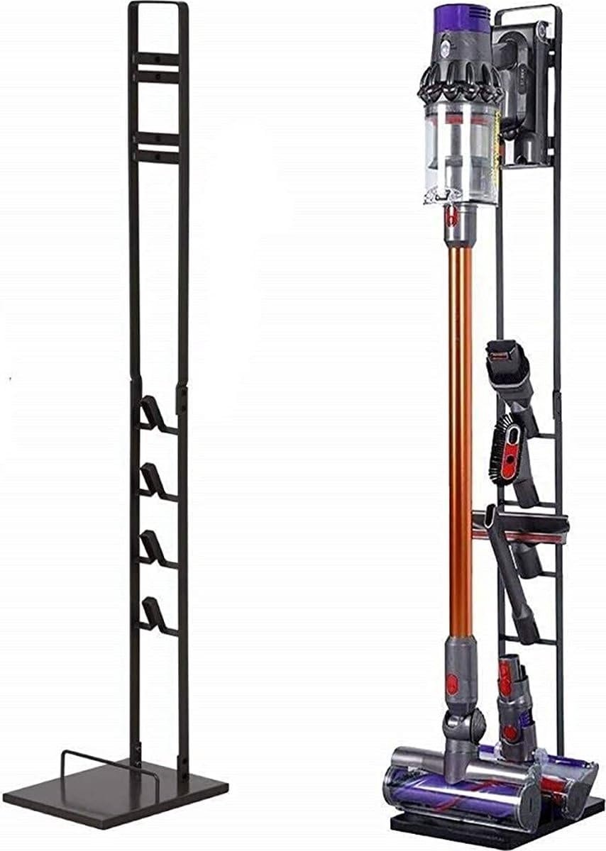 - Stabiele Metalen Stofzuigerstandaard voor Dyson & Dyson Handheld met ruimte voor Draadloze Stofzuigeropzetstukken en Accessoires - Dyson
