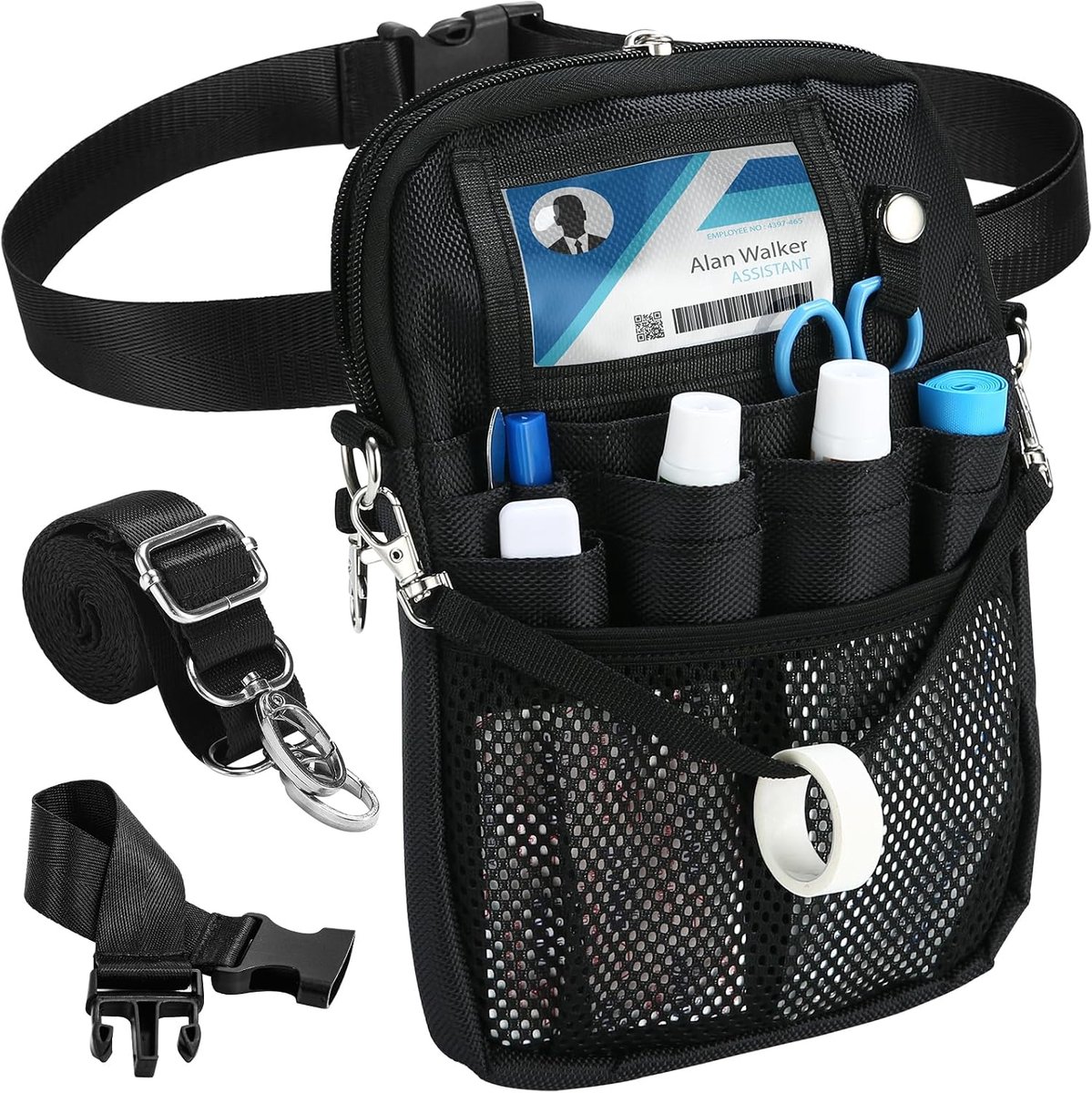 Verpleegstertas, utility medische verpleegkundige riemtas, verpleegkundige accessoires, organizer voor stethoscopen en medische verzorging