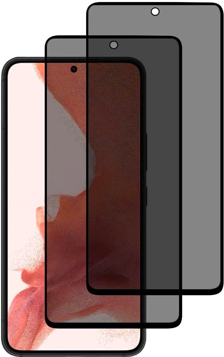 Privacybescherming van glas voor Samsung Galaxy S23, beschermfolie [2 stuks] anti-spy displaybeschermfolie 9H hardheid display folie pantserfolie inkijkbescherming