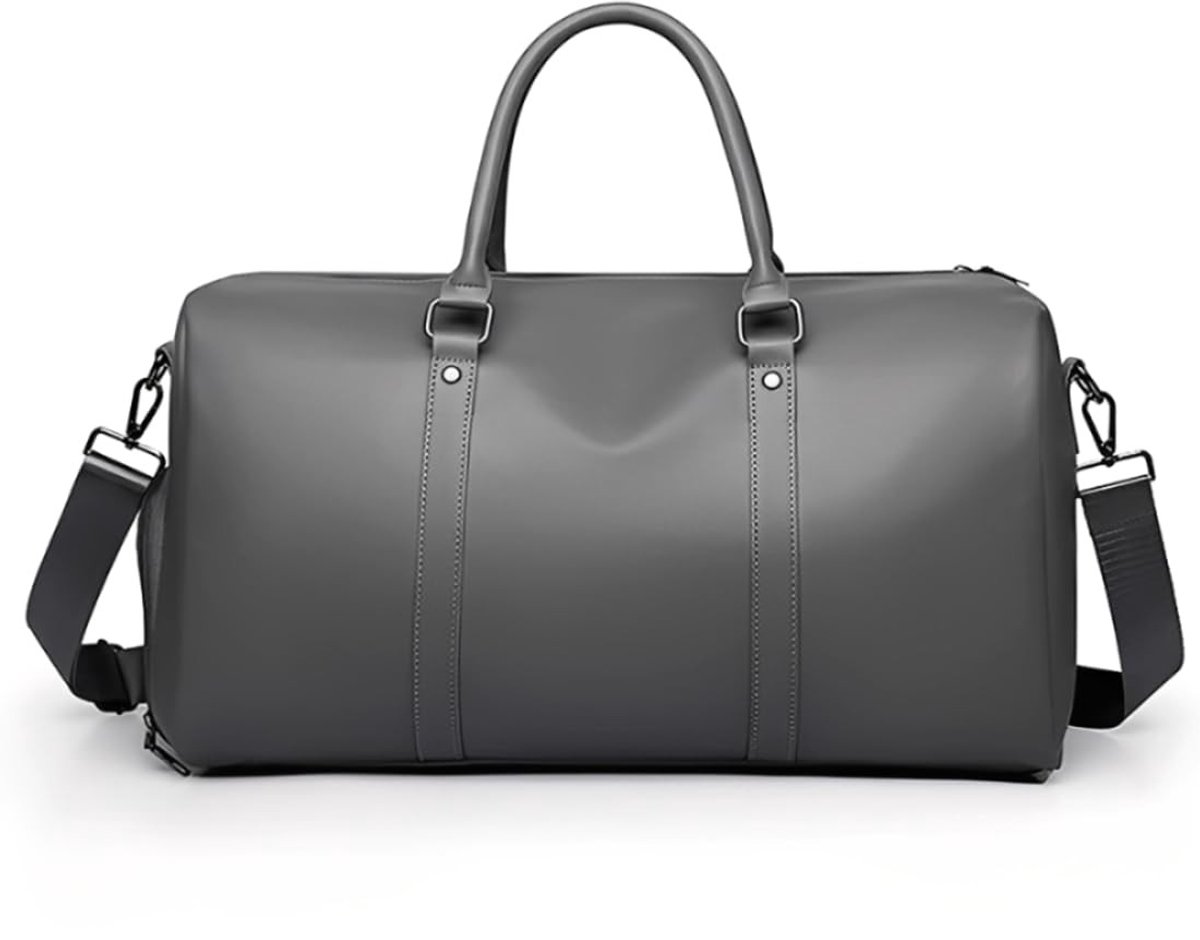 Omgoods - Retro Weekendtas met Waterdichte Lederen Afwerking