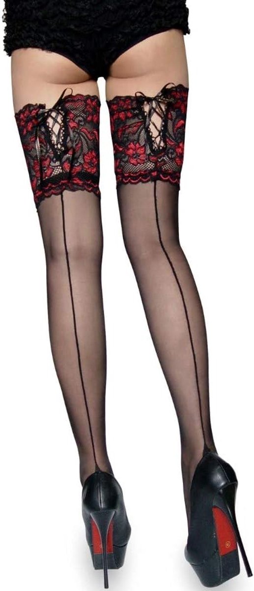 krautwear Panty's voor dames, jarretelhouders, exclusief bandjes, kant, 34-40