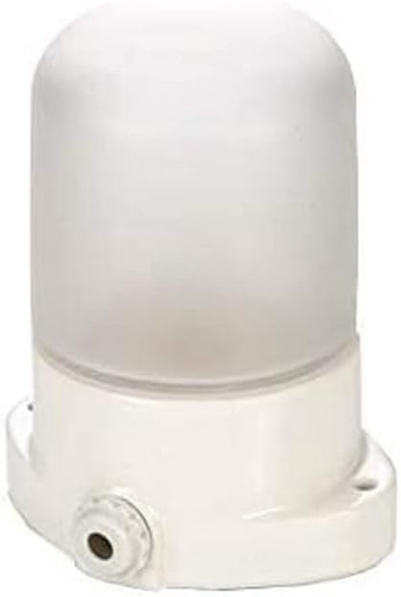 eliga Lamp voor sauna met matte glazen koepel