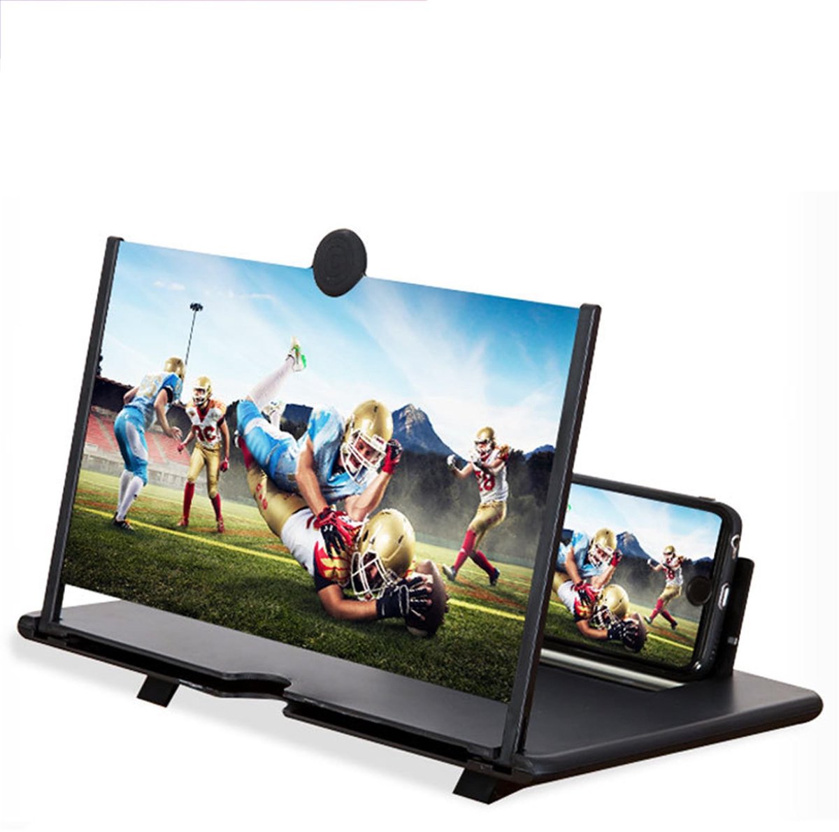 Omgoods - 14 Inch Telefoon Scherm Vergrootglas - 3D Anti-Straling Amplifier met Vouwbare Stand