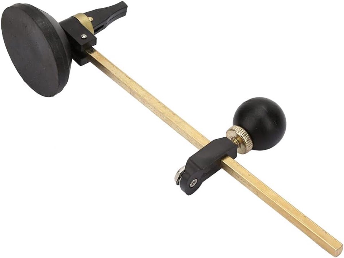 Glassnijder, 6 Wielen Ronde Dia Verstelbare Glazen Cirkel Snijden Zuignap Snijder met Ronde Knop Handvat en Zuignap, Tegelsnijders (doorsnee 40cm)