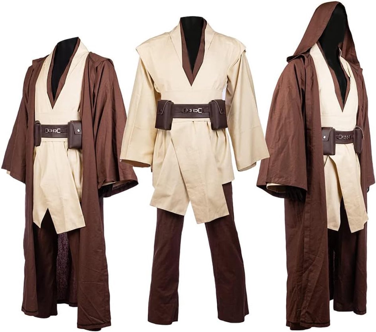 gewaad volwassen mannelijke tuniek kostuum capuchon uniform volledige set Halloween cosplay mantel
